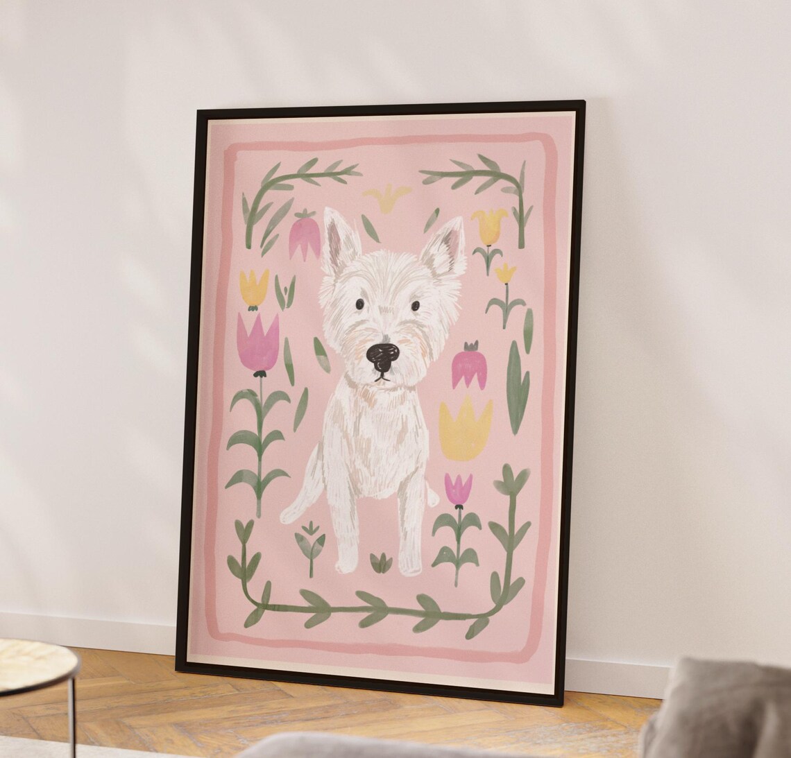 Custom Pet Portrait Watercolor Remembrance Art Print
