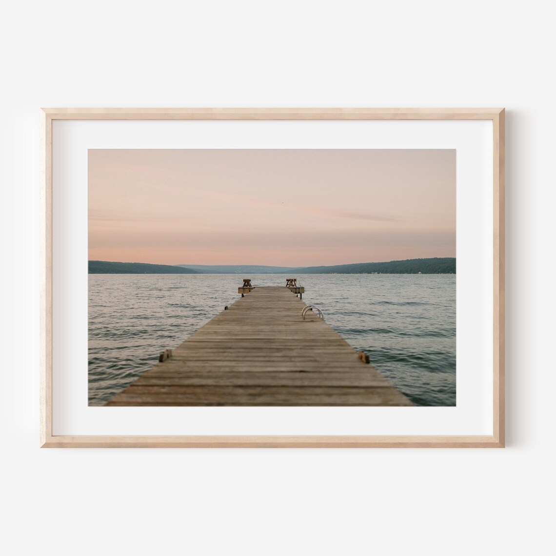 Lake House Coastal Grandmother Landscape Art Print
