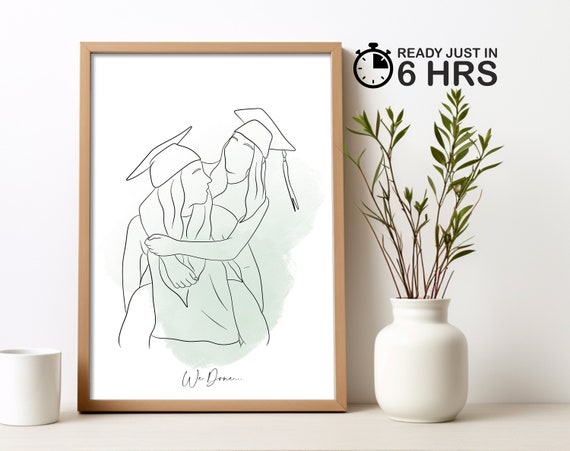 Custom Graduation Gifts Personalised Couple Graduation Print Graduation Gift For Girlfriend Graduation Gift For Boyfriend Wall Art
