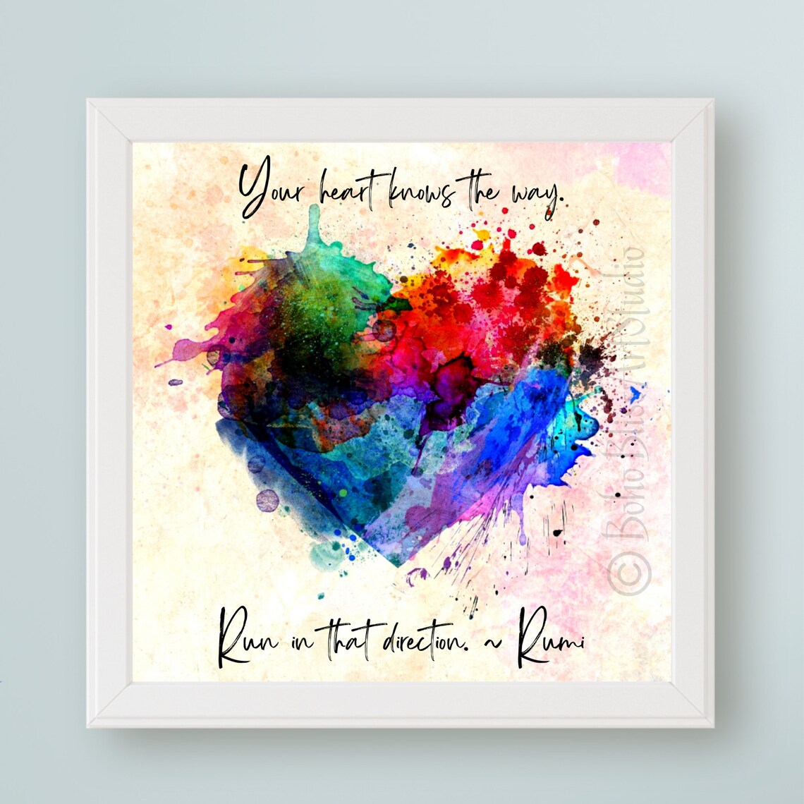 Rumi Quote Art Print, Graduation Gift Inspiration