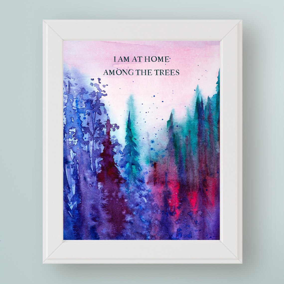 J.R.R. Tolkien Trees Quote, Environmentalist Art Print