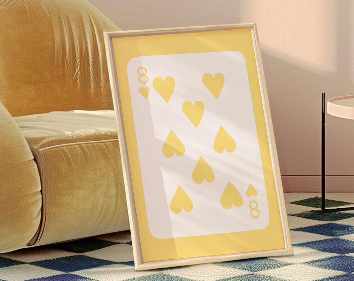 Yellow Wall Art Prints Teen Girl Posters Trendy Decor Dorm