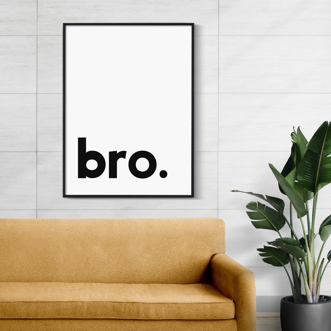 Bro Print, Boys Bedroom Nursery Wall Art - Image 2