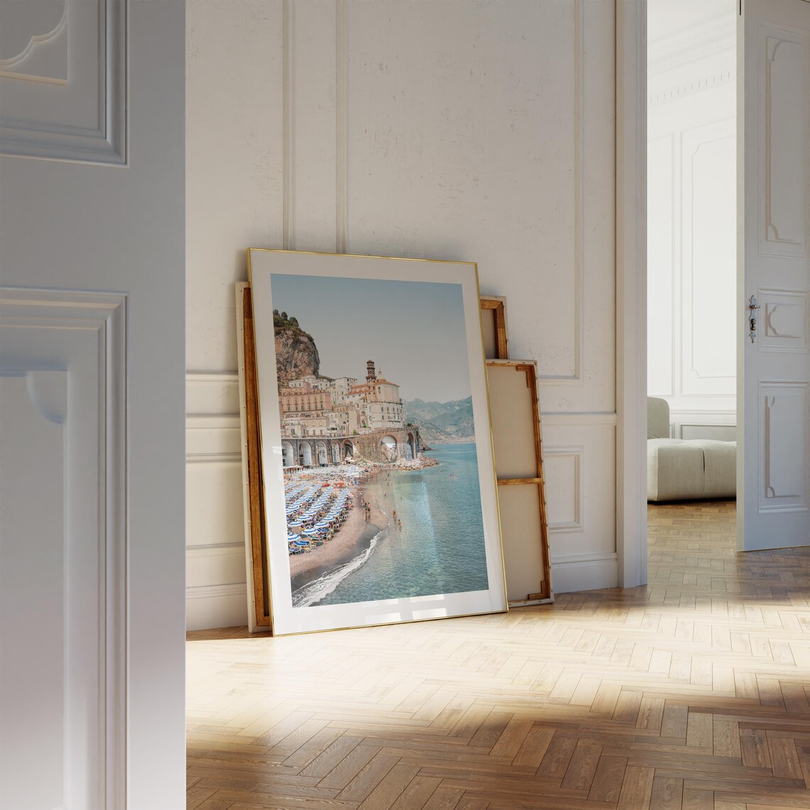Atrani Print, Amalfi Coast Italy Travel Poster - Image 3