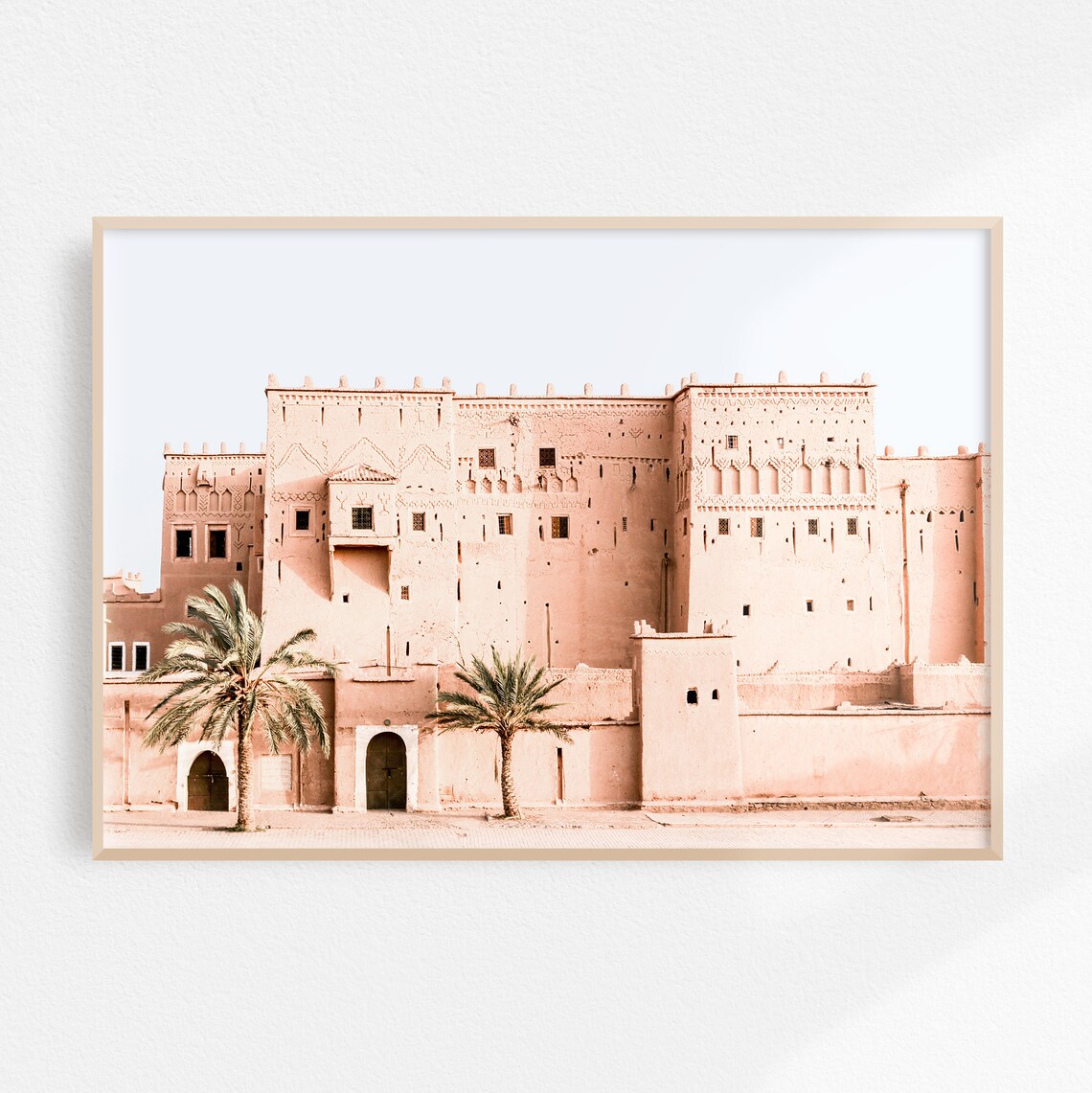 Desert Architecture Moroccan Print, Marrakech Art Print