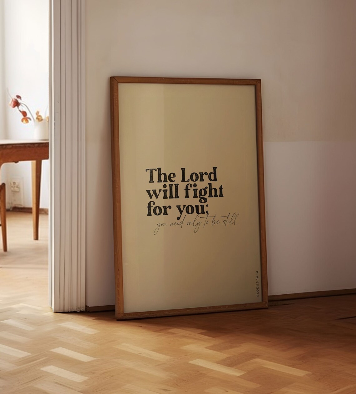 The Lord Will Fight for You, Exodus 14:14 Art Print - Image 6