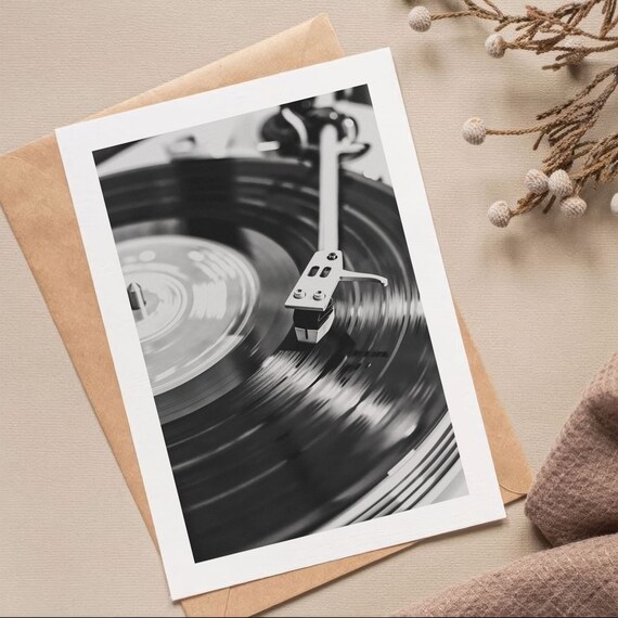 Retro Record Player Vintage Music Art Print