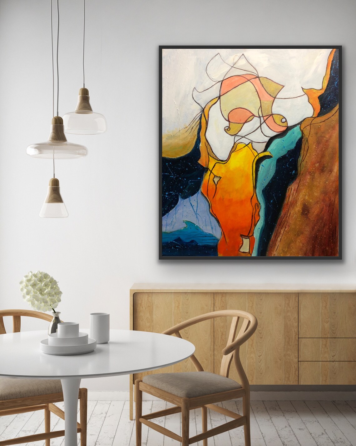 Modern Abstract Painting, Contemporary Art Poster - Image 4