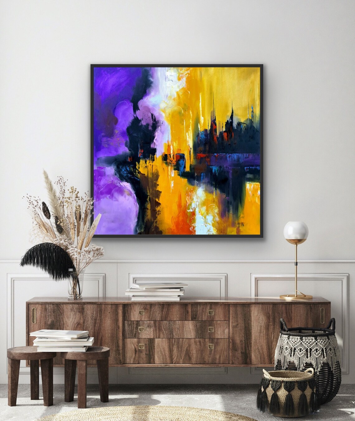 Original Oil Painting Oil Painting Abstract Painting On Milky Way Art Handmade Oil Painting Large Artwork