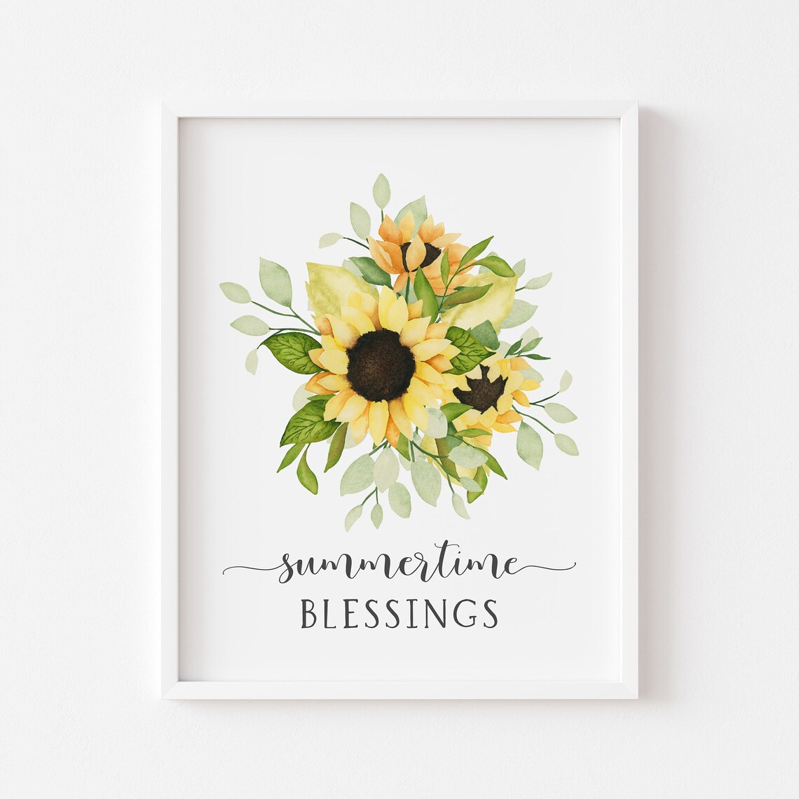 Summertime Blessings Sunflower Wall Art, Farmhouse Decor - Image 5