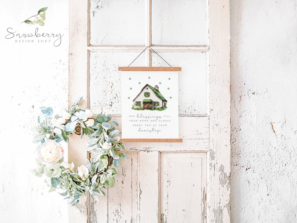 St Patricks Day Home Blessings Quote Poster - Image 3