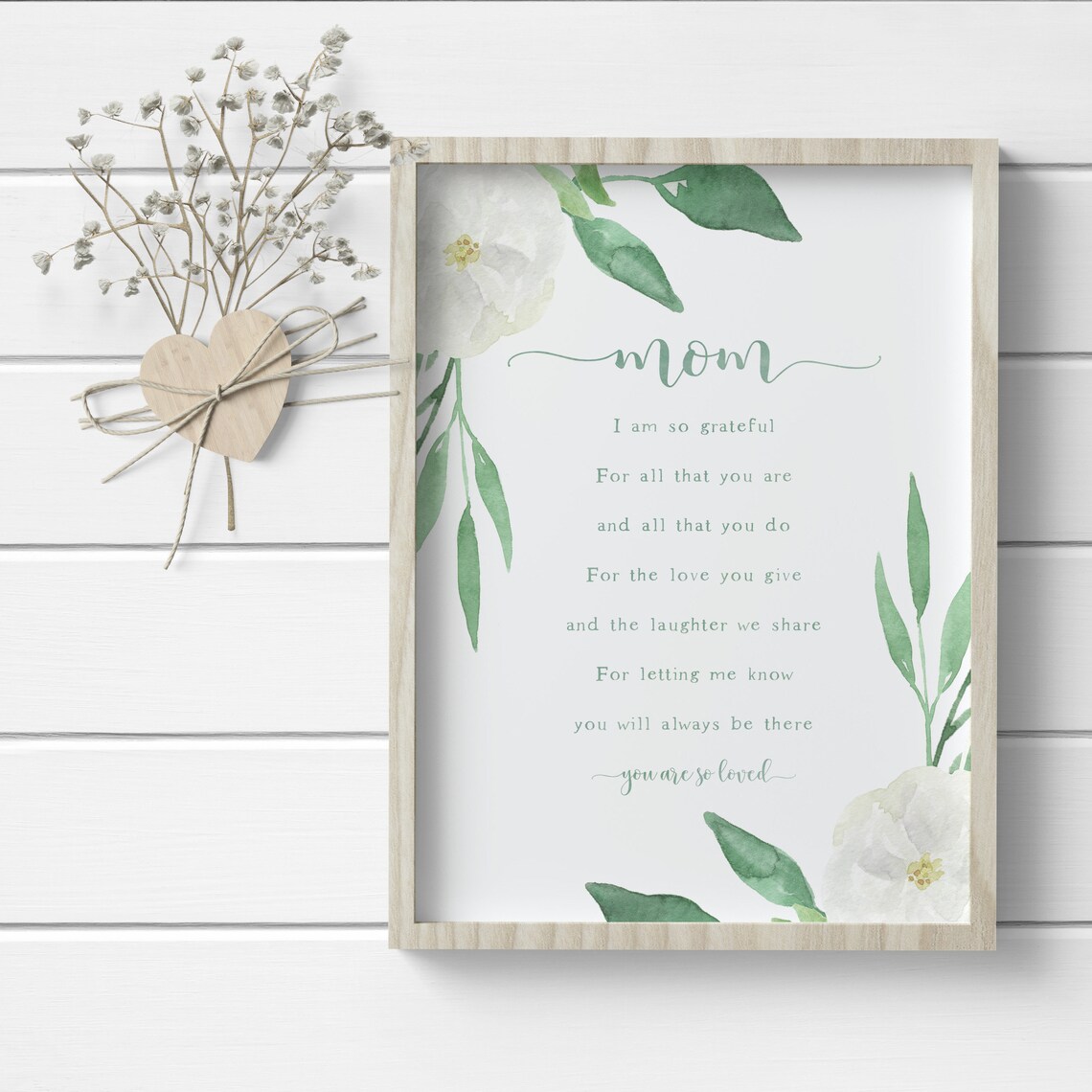 Instant Mom Quote Art Print, Mother's Day Keepsake - Image 3