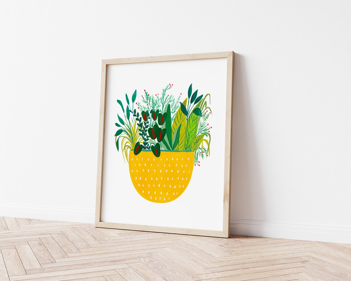 Botanical Print Art Print, Tropical Wall Art - Image 2