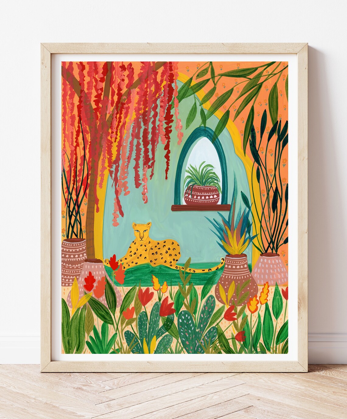 Cheetah Print Nursery Art, Kids Playroom Poster - Image 3