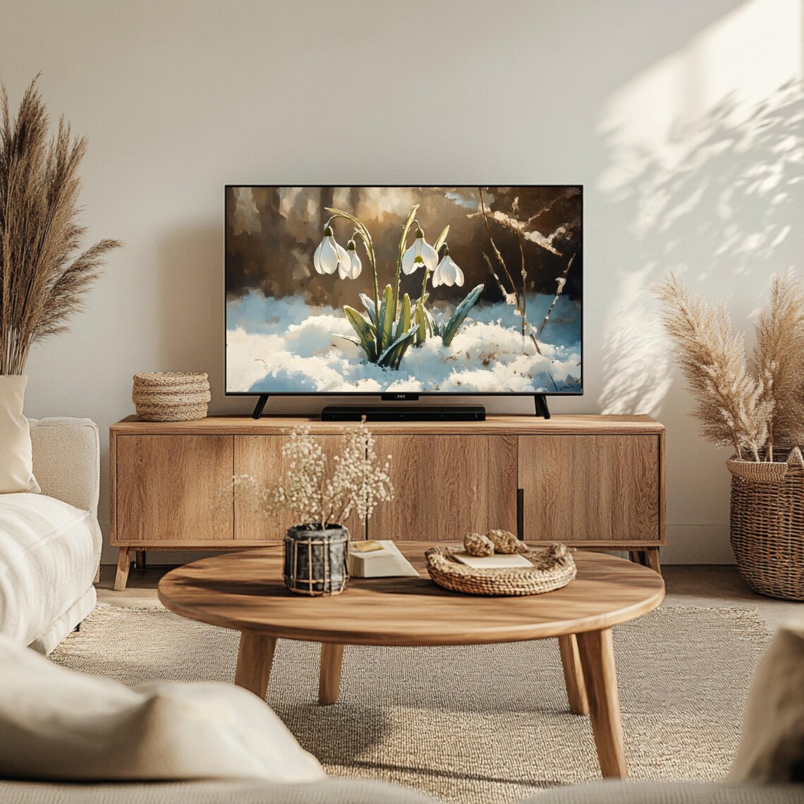 Snowdrop Spring Art Print, Spring Decor for Home - Image 2