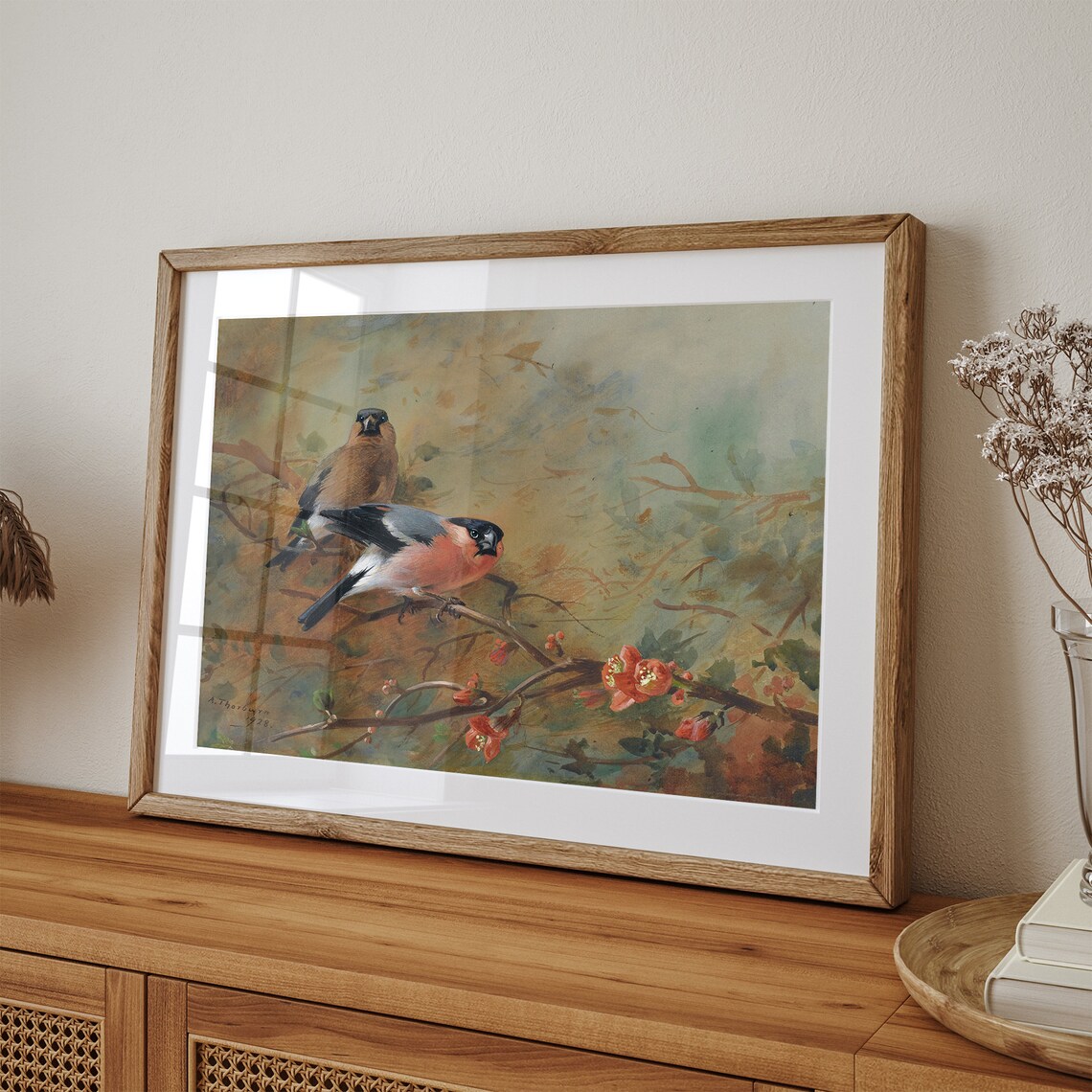 Antique Bird Print, Vintage Nursery Wall Decor - Image 3