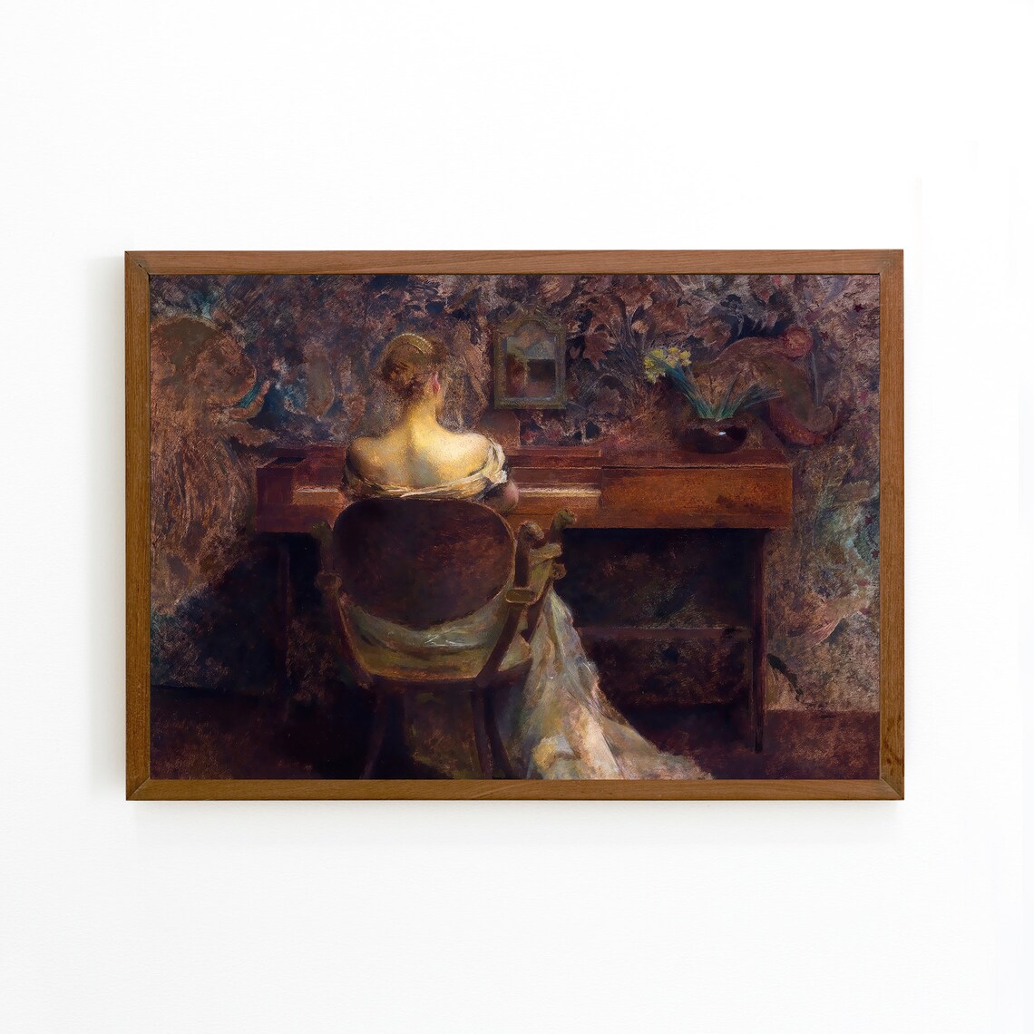 Antique Pianist Portrait, Vintage Victorian Art Print - Image 2