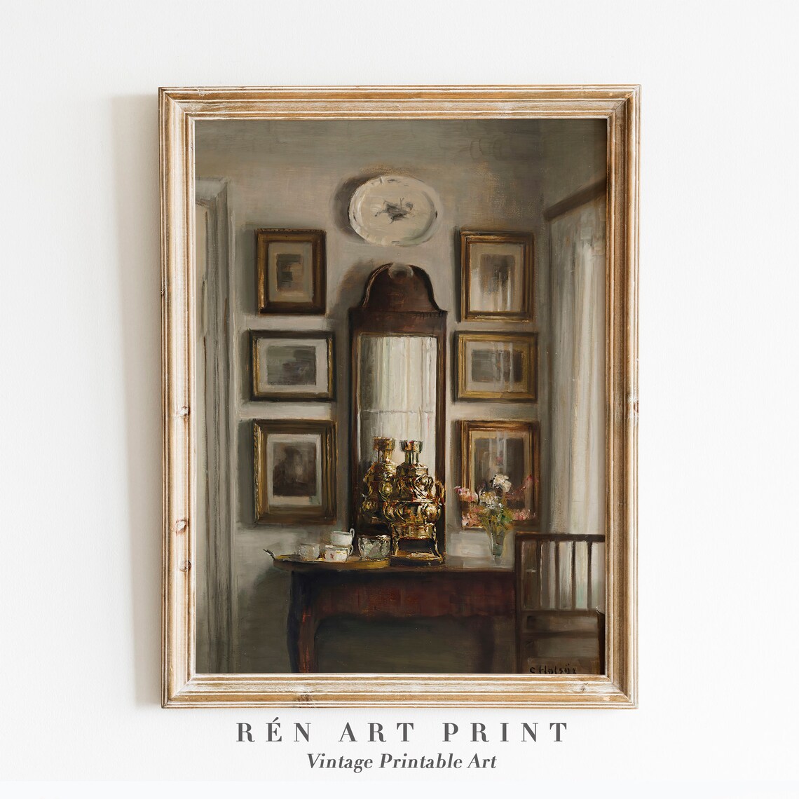 Still Life Painting, French Country Vintage Poster
