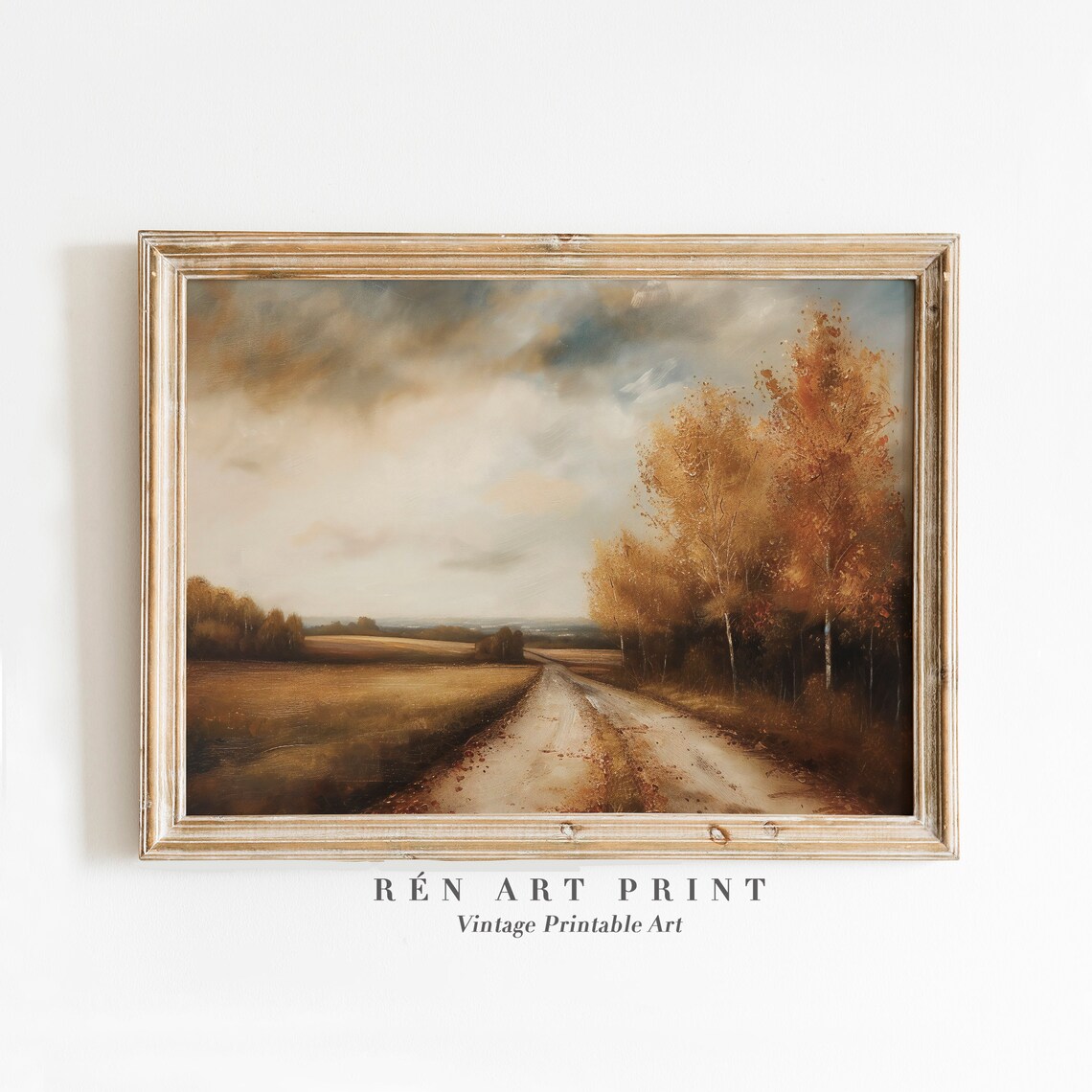 Country Autumn Vintage Farmhouse Art Print