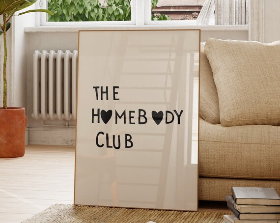 Heart Typography Poster Trendy Living Room Decor Minimalist Heart Print Cute Quote Art Aesthetic Apartment Wall Art 1 Print