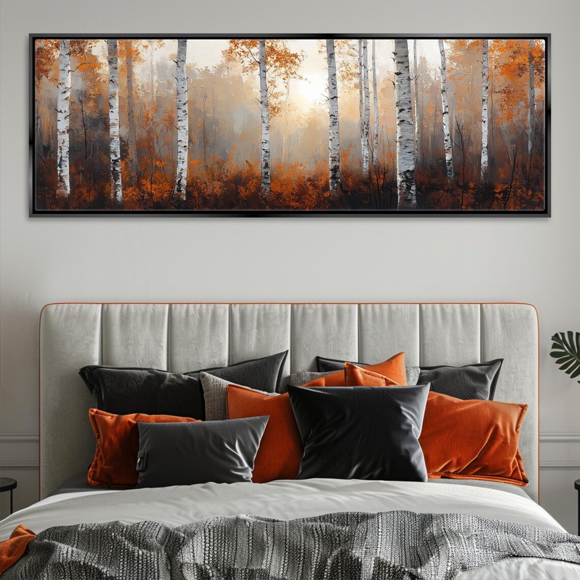 Birch Tree Forest View Print, Horizontal Landscape - Image 4