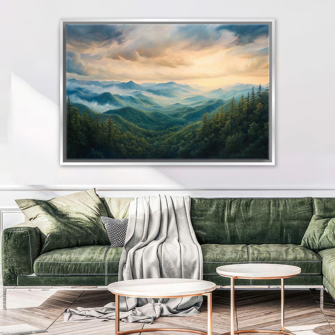 Smoky Mountain National Park Art Print, Nature Scene - Image 4