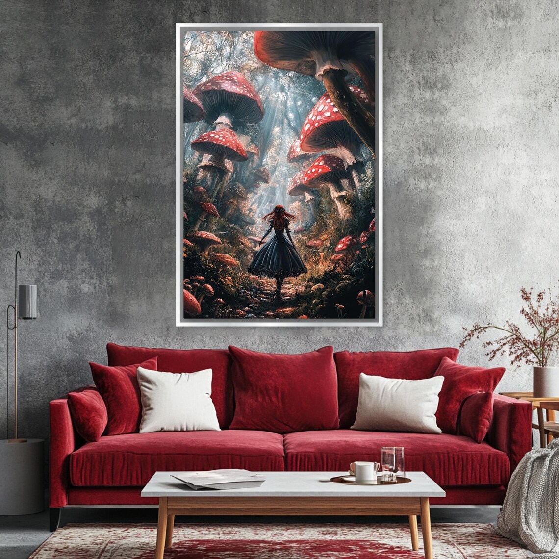 Dark Wonderland Gothic Alice in Wonderland Art Print