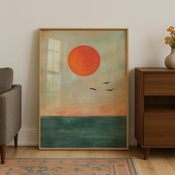 Japandi Wall Art Wabi Sabi Japanese Extra Large