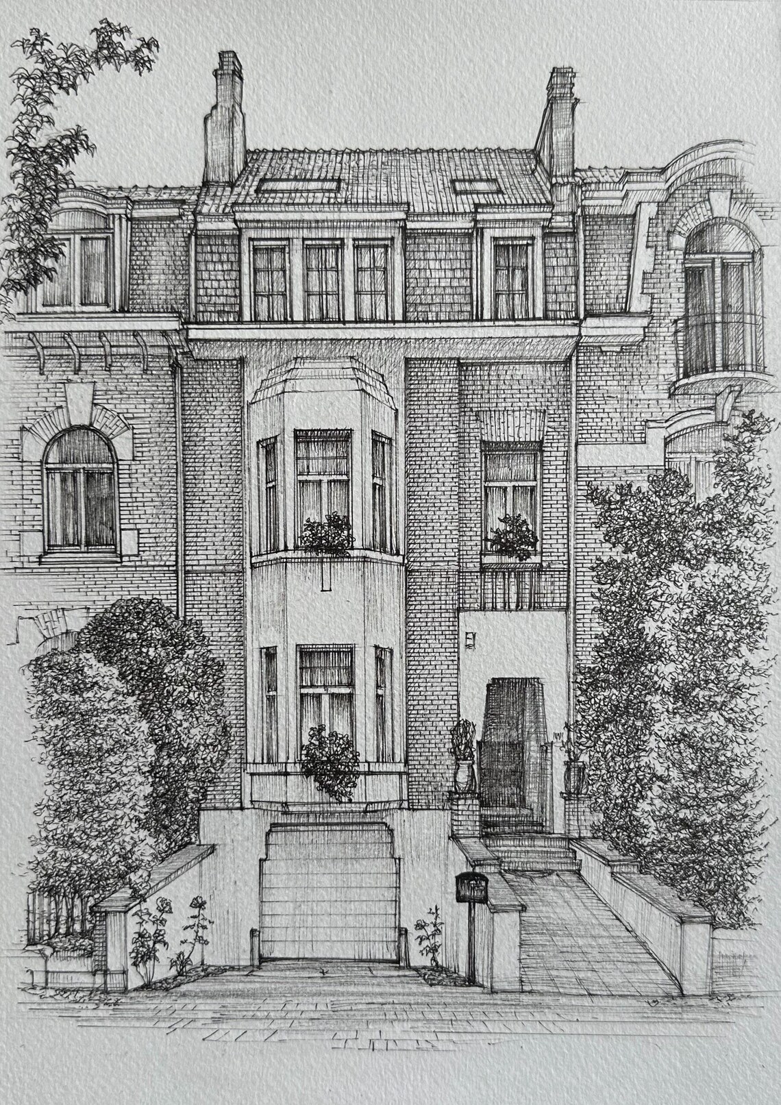 Custom Home Illustrations, Personalized House Portraits - Image 3