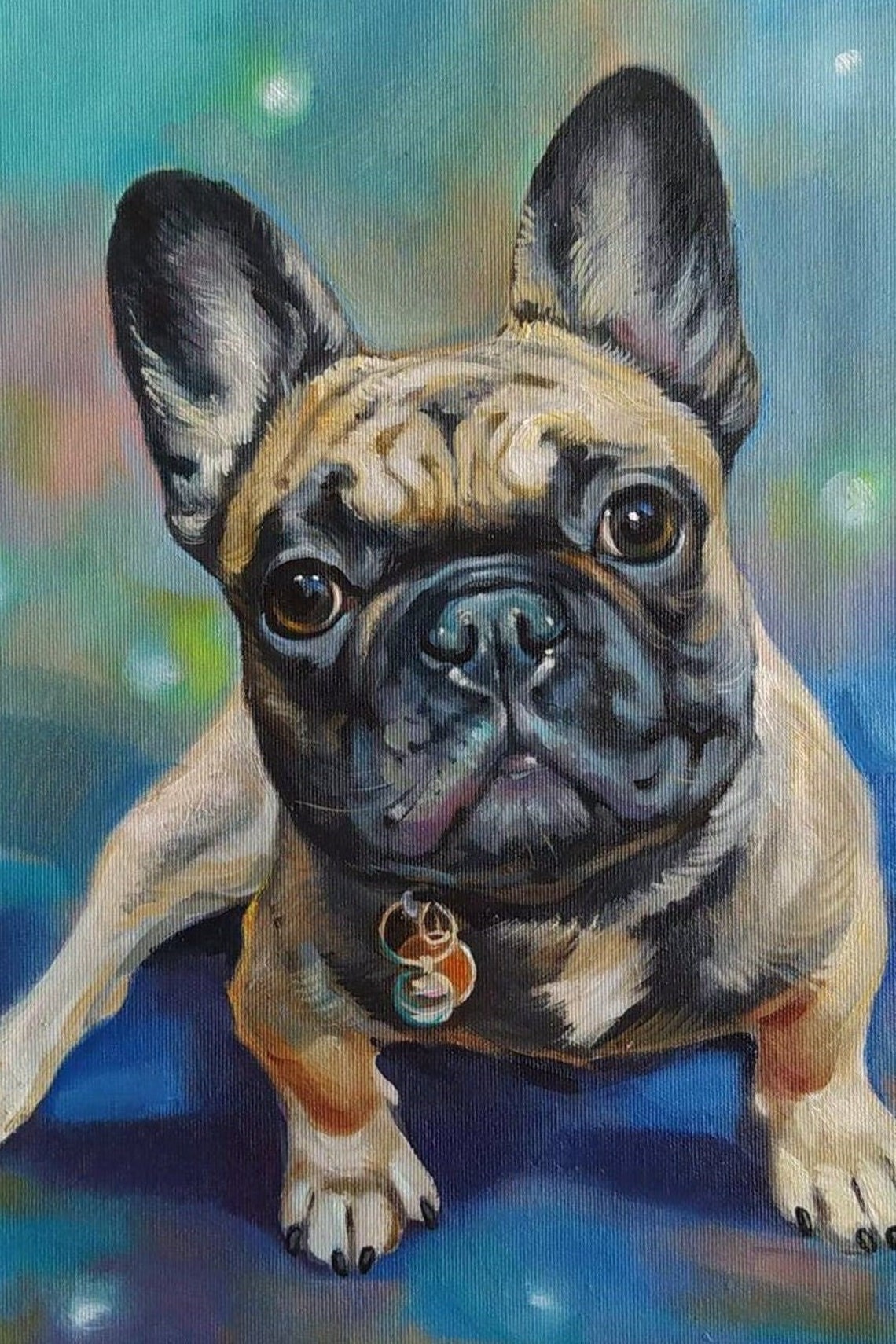 Custom Pet Portraits Painting Dog Portraits Dog Painting Oil Painting On Handmade Pet Portrait Custom Dog Portraitgift For Christmas