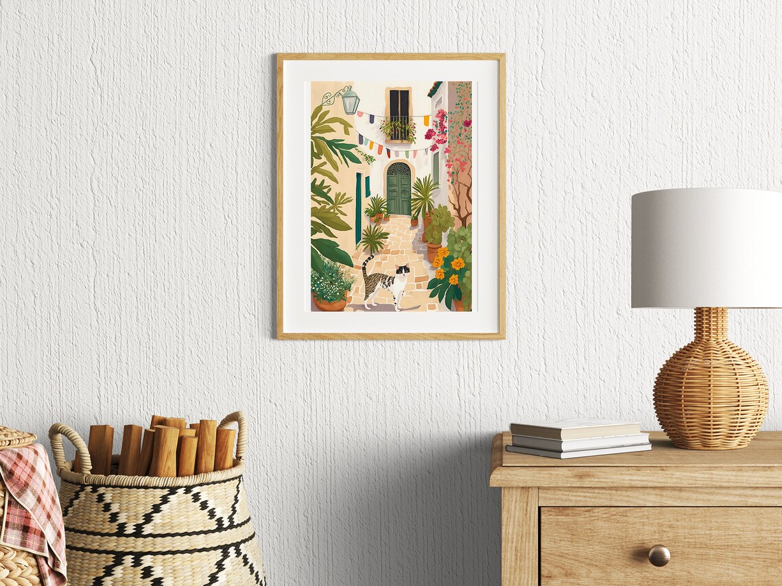Locorotondo Puglia Travel Illustration Art Print - Image 2