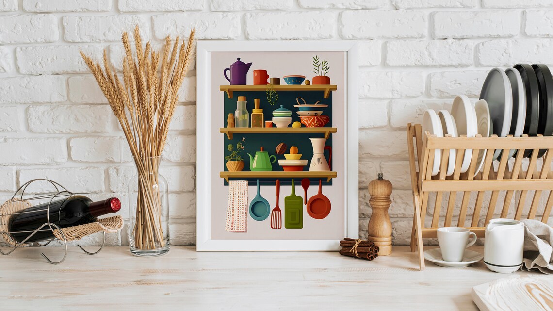 Kitchen Supplies Art Kitchen Wall Art Poster - Image 3