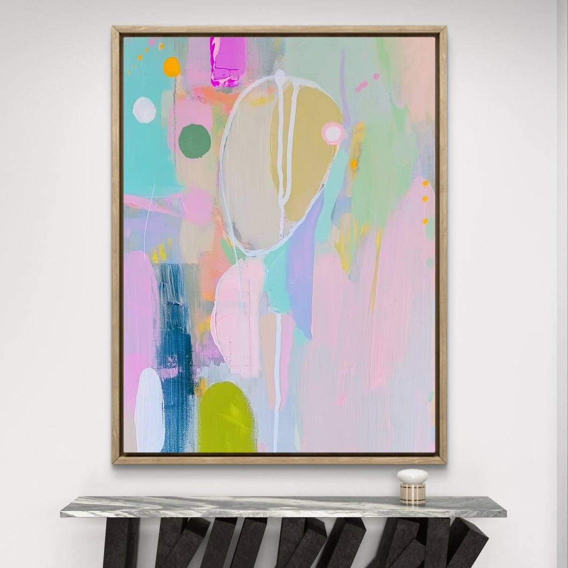 Colorful Abstract Art Print Modern Home Decor