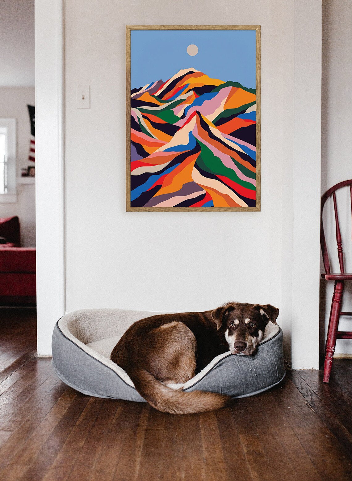 55 X 75 Cm 217 X 295 Inch Large Size Mountain Art Print - Image 3
