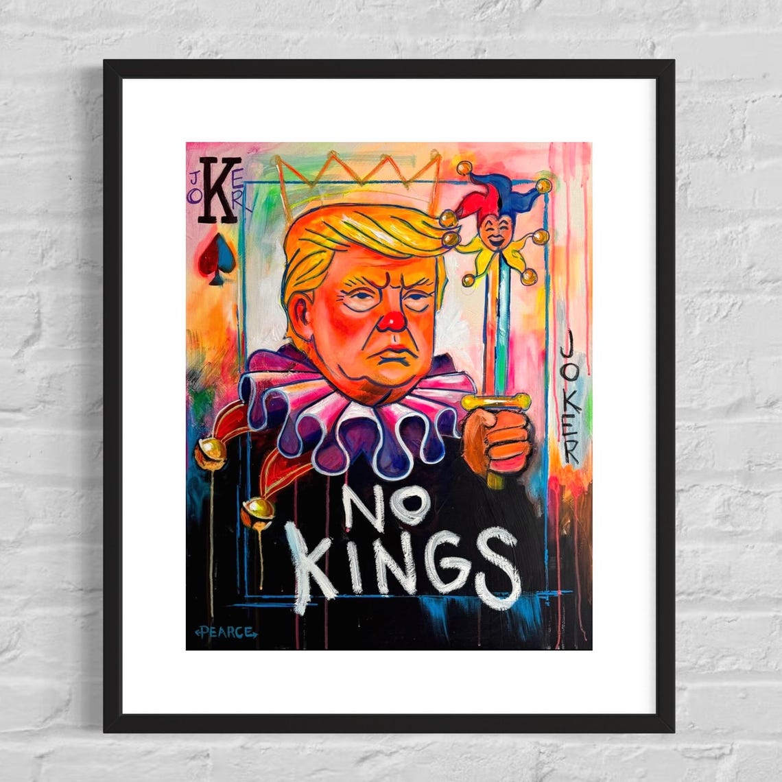 No Kings Art Print By Carlie Pearce
