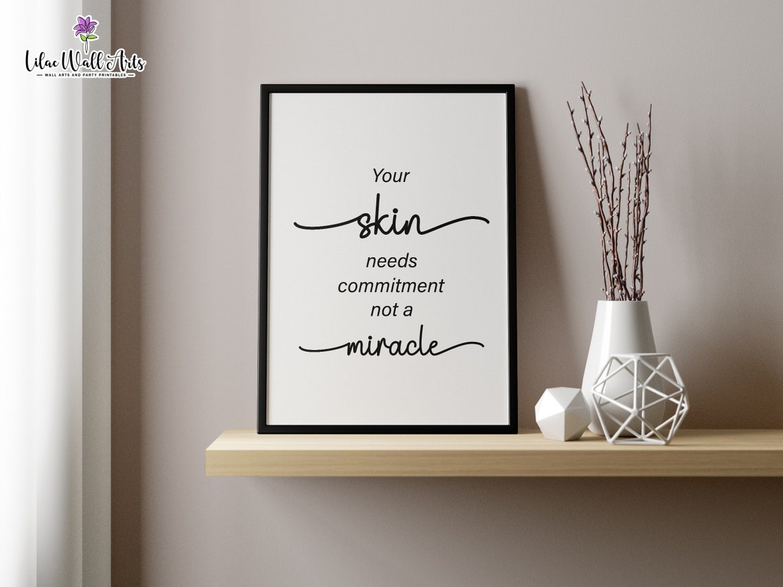 Beauty Salon Wall Decor Spa Massage Room Wall Art Esthetician Facial Massage Therapist Art Skincare Wall Art Spa Room Dcor Skincare Quotes - Image 6