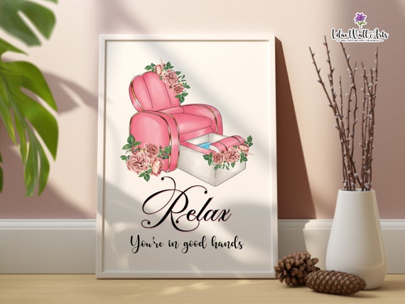 Esthetician Dcor Beauty Salon Poster Cosmetology Skincare Art Spa Wall Art Spa Salon Dcor Facial Treatments Aesthetics Dcor Spa Dcor