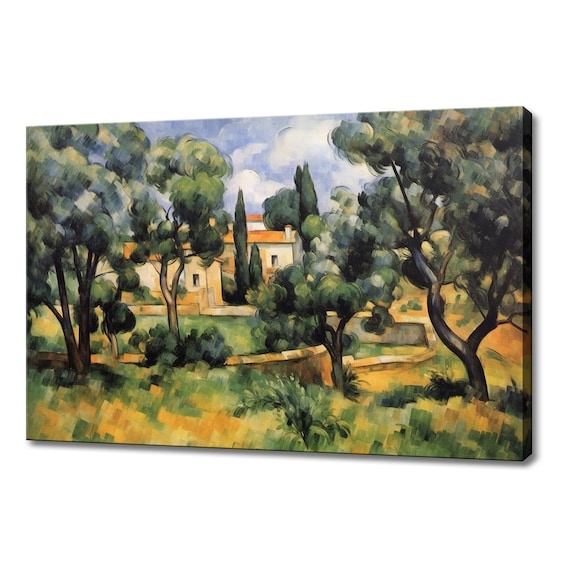 Fig Trees Yard Orchard Watercolour Painting Print Fruits Lover Gift Kitchen Restaurant Wall Art Print Fruits Tree Wall Decor