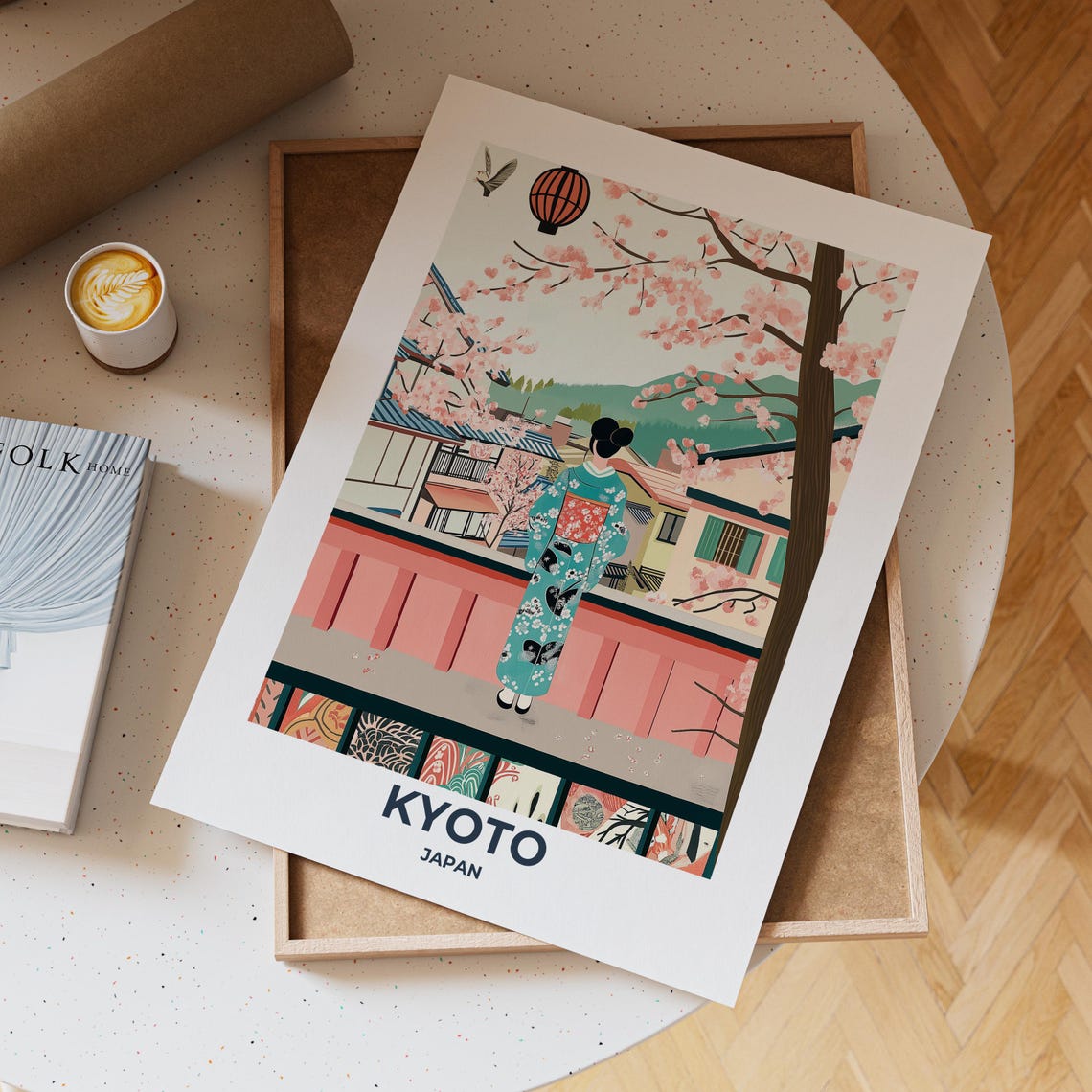 Kyoto Travel Poster Kyoto Poster Kyoto Travel Print Kyoto City Print Travel Print Travel Poster Kyoto Wall Decor Japan Wall Art - Image 4
