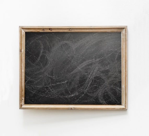 Black Chalk Abstract Print Moody Swirls Wall Art