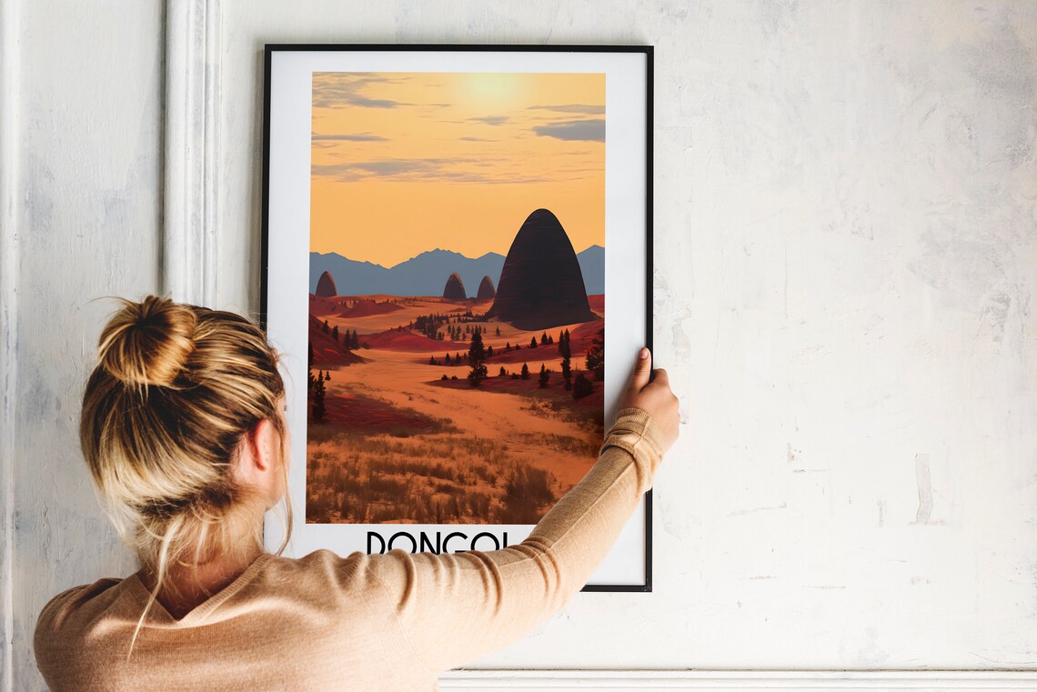 Dongola Travel Poster, Sudanese Africa Home Decor - Image 2