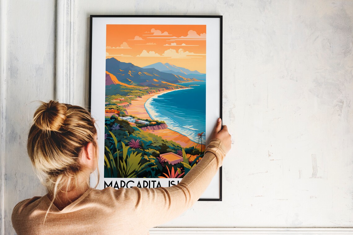 Margarita Island Travel Poster, Venezuela Wall Decor - Image 2