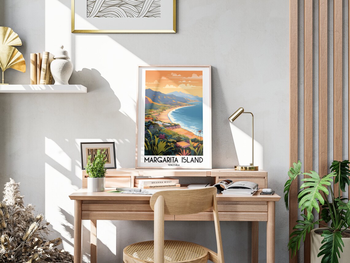 Margarita Island Travel Poster, Venezuela Wall Decor - Image 3