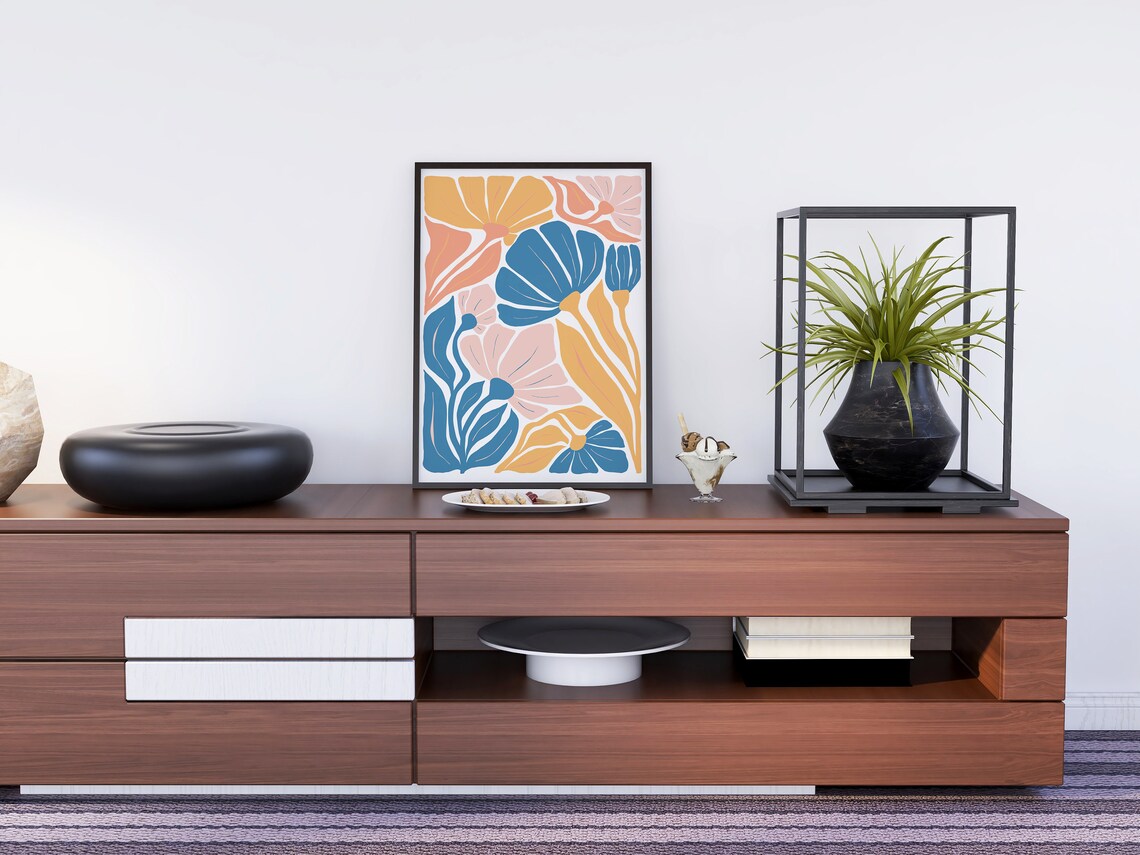 Matisse Flower Modern Art Print, Home Decor - Image 2