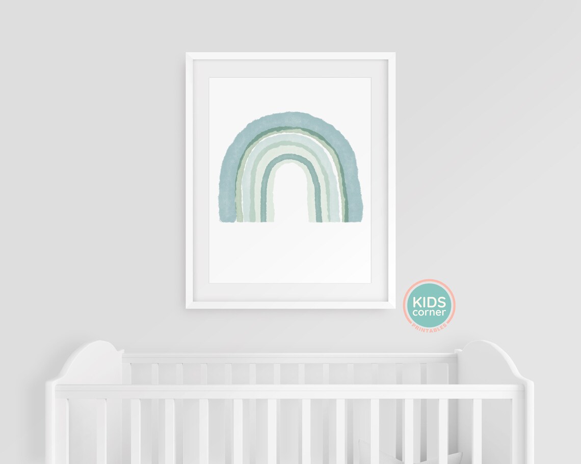 Rainbow Nursery Decor, Kids Room Wall Art Print - Image 3