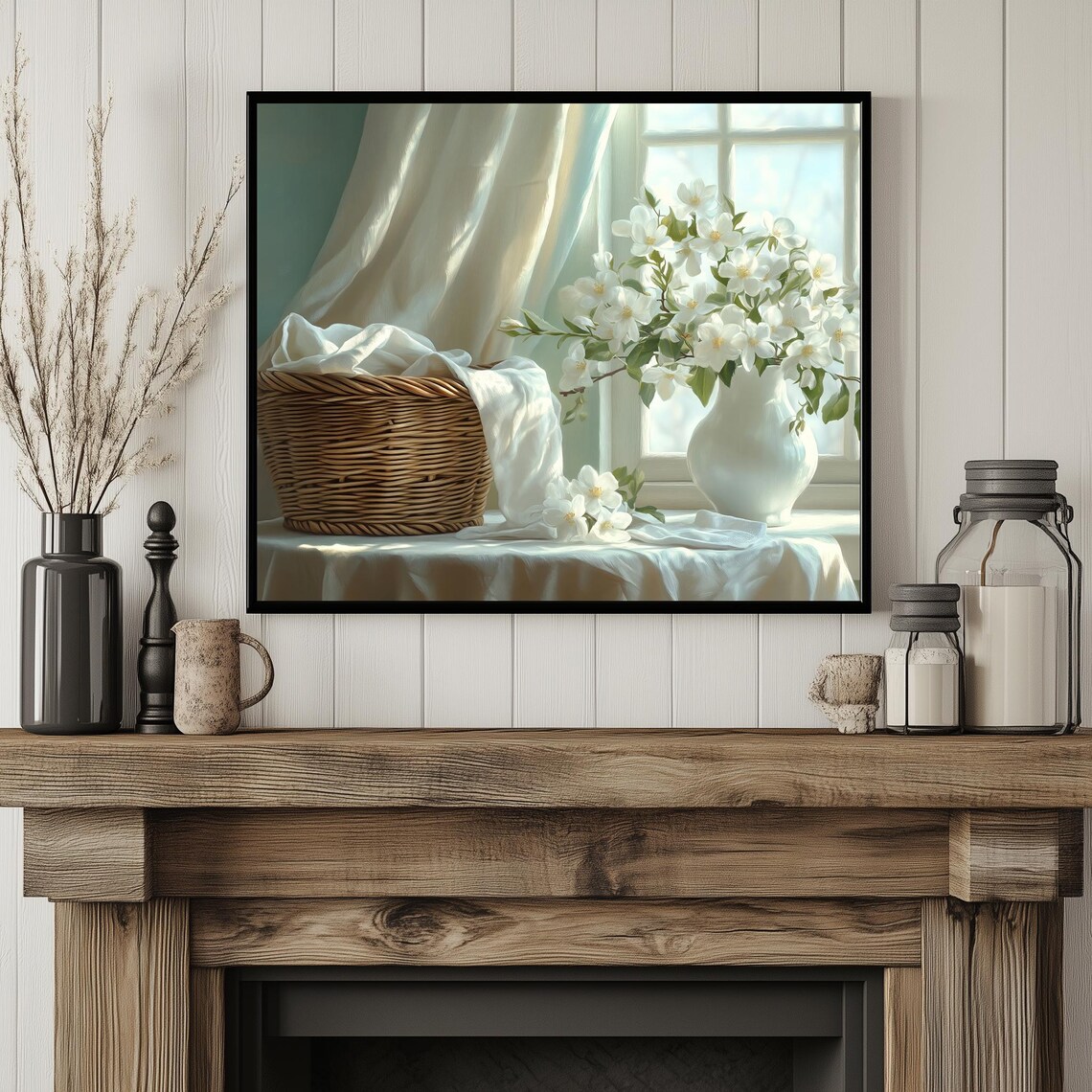 Laundry Room Vintage Oil Painting, Farmhouse Art Print - Image 4