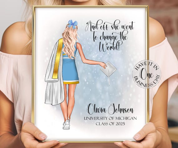 Personalized Senior Cheer Gifts Senior Cheerleader Gift Cheer Senior Night Gift Cheerleader Graduation Gift Custom Cheer Graduation Gift