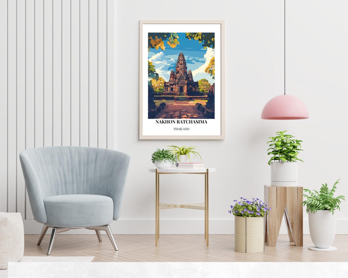 Nakhon Ratchasima Thailand Ancient Khmer Temple Tower Poster - Image 2