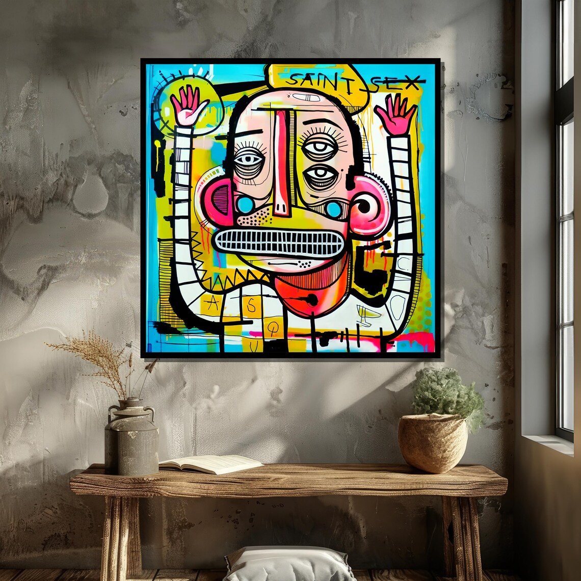 Colorful Abstract Street Art, Pop Art Print - Image 5
