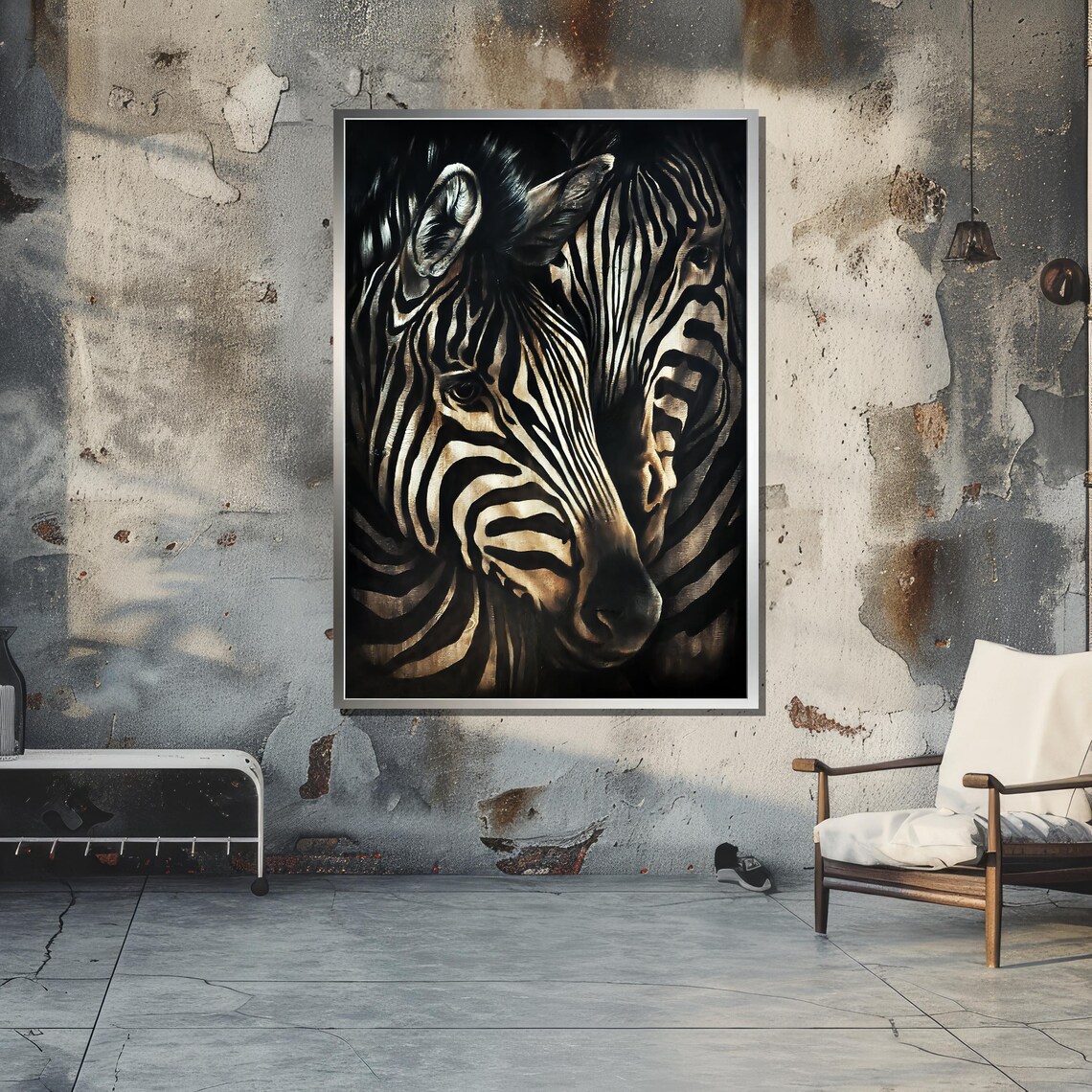 Zebra Art Print, African Safari Decor - Image 4